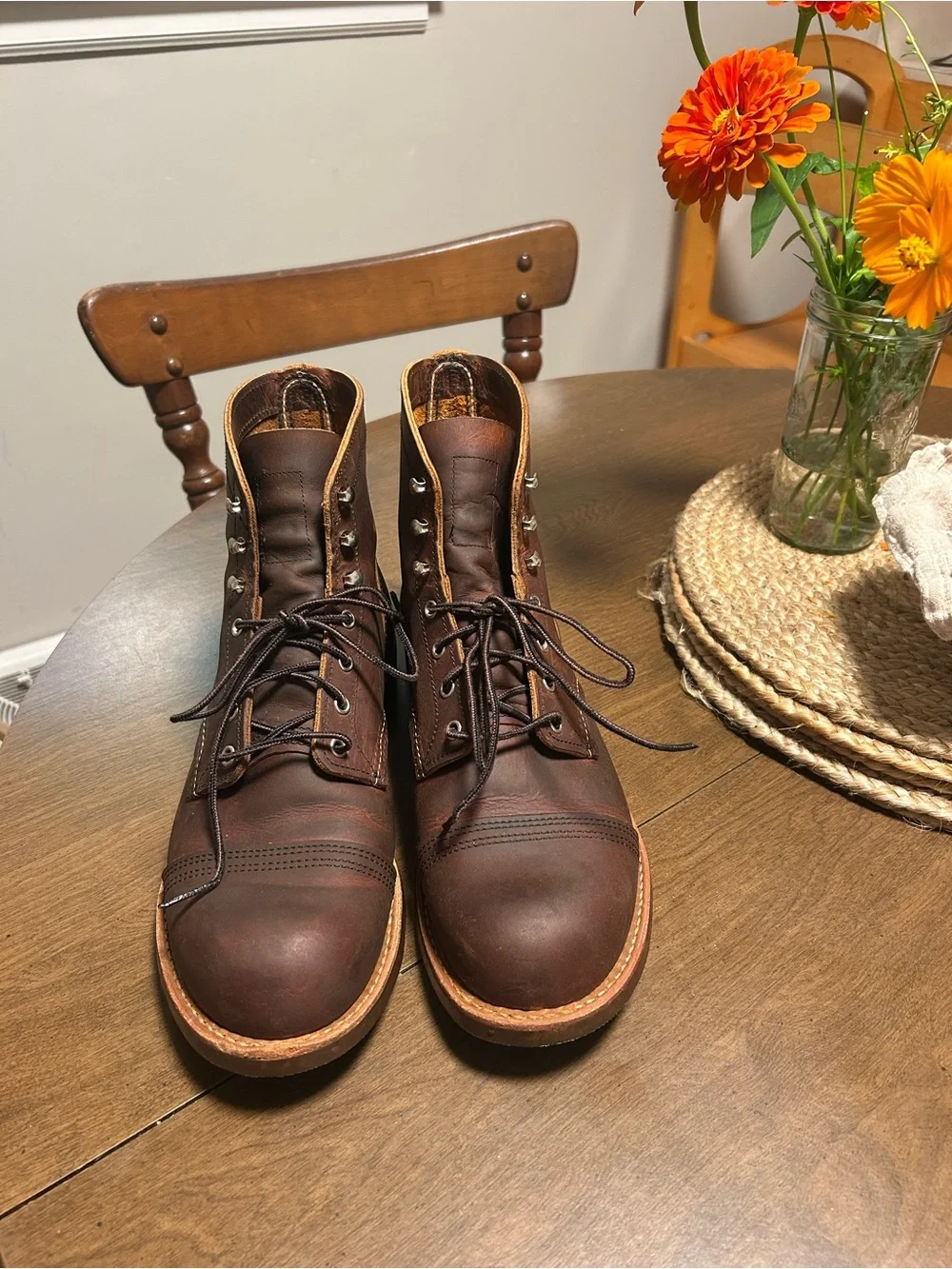 Red Wing Shoes only worn